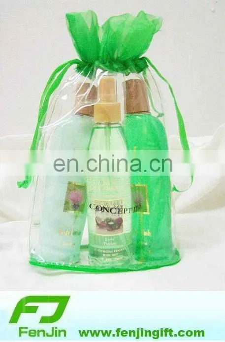 Promotional pvc drawstring bag