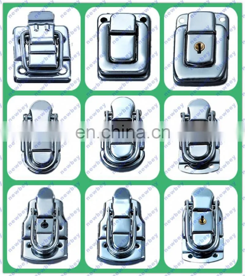 Decorative Metal Suitcase Lock BL411 with Keys in Gold Color