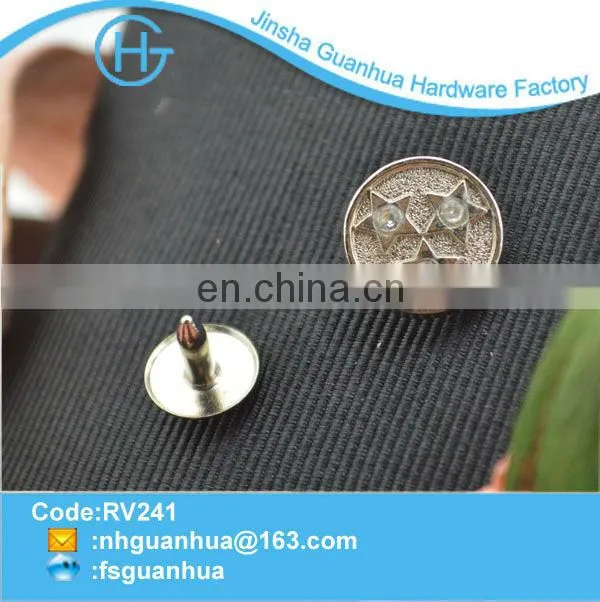 Mini decorative alloy little star crystal fastener