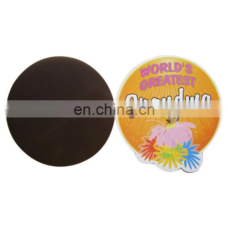 milk food branding promo small thin round magnet