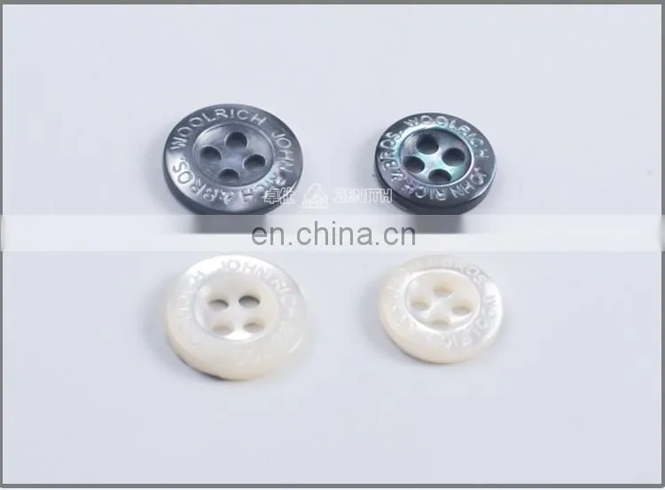 Quality Engraved Logo Shirt Trocas Button BN80062