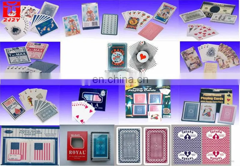 custome plastic coated playing card