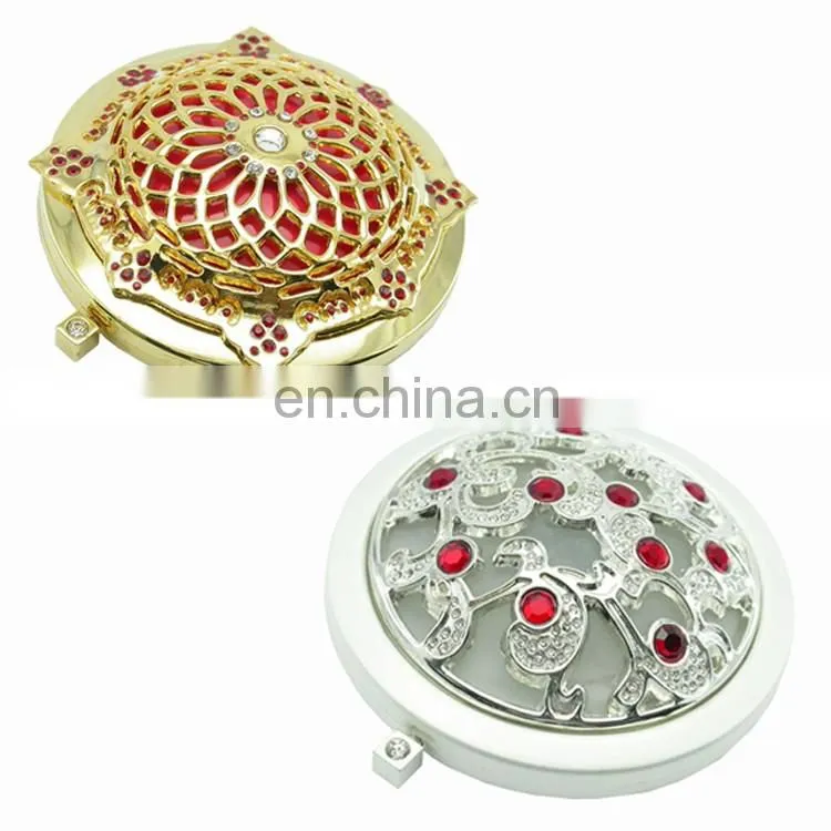 Cheap sea shell shaped pocket mirror for promotion
