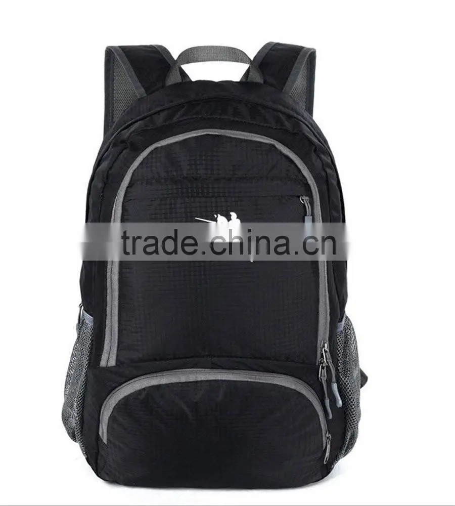Outdoor Shoulder Bag Nylon Waterproof Backbag 35 L Travel Foldable Backpack