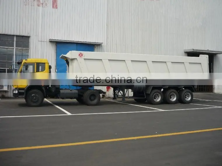 Dongfeng tractor truck and tipper semi-trailer