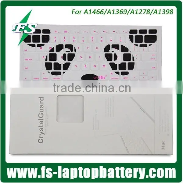 Newest Product Wholesale Colorful Keyboard Cover Silicone Skin For Macbook 12inch