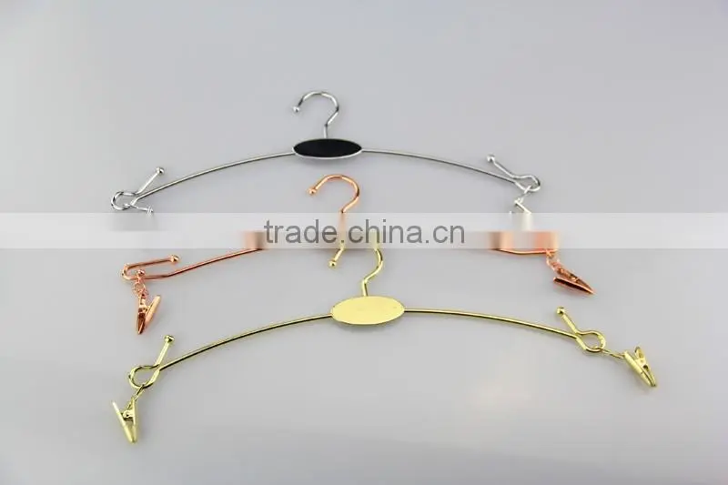 HA6940 promotional metal underwear hanger women bra cheap hanger