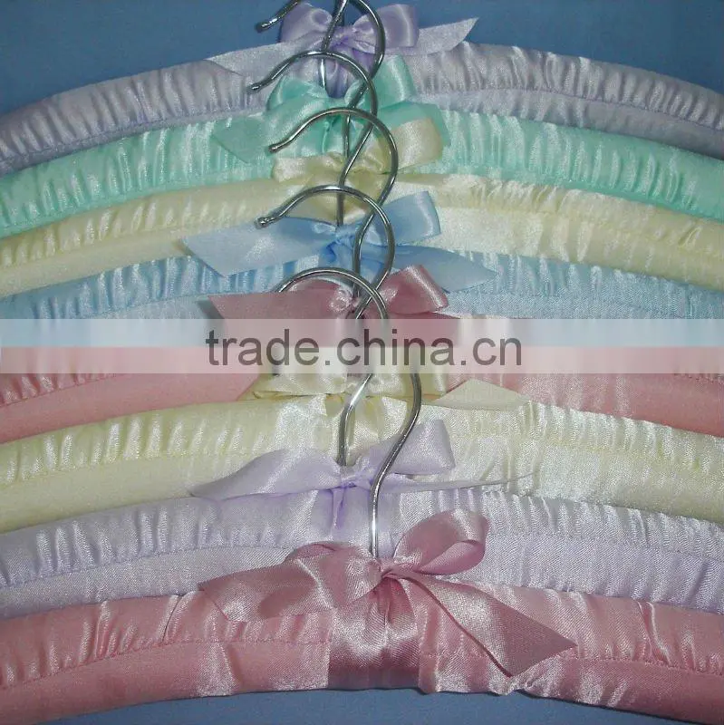 WI4490 satin hanger in new design for apparel