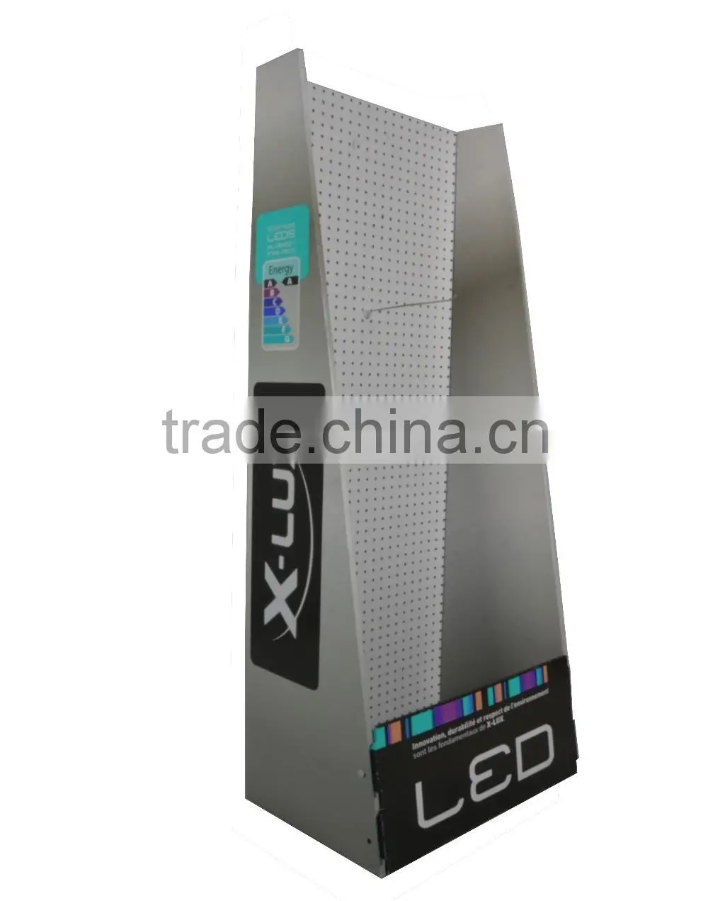 custom retail advertising drug store cardboard pallet display stand