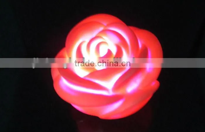 Romantic Colorful LED Rose Night Light