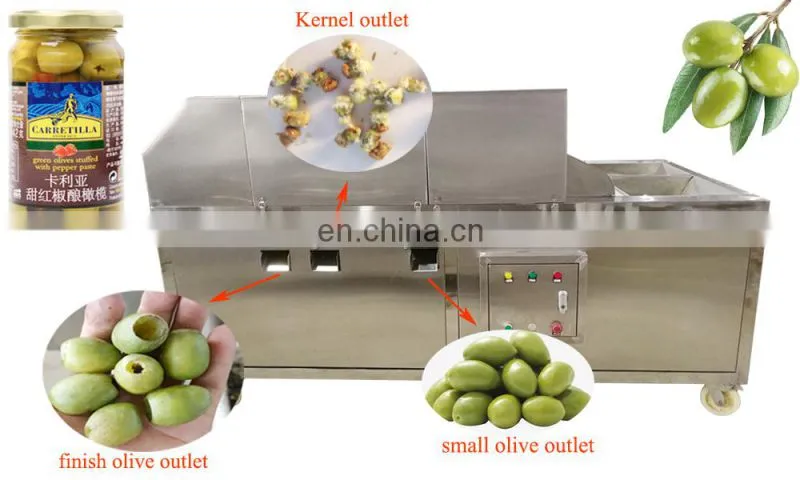 Date pitting machinery for olive fruit mini olive pit pitting and stuffing machine 2 years warranty