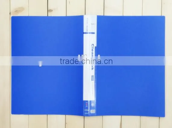 Waterproof PP office stationery hard cover display book