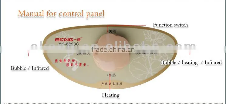 Cheap rolling heating foot bath massager