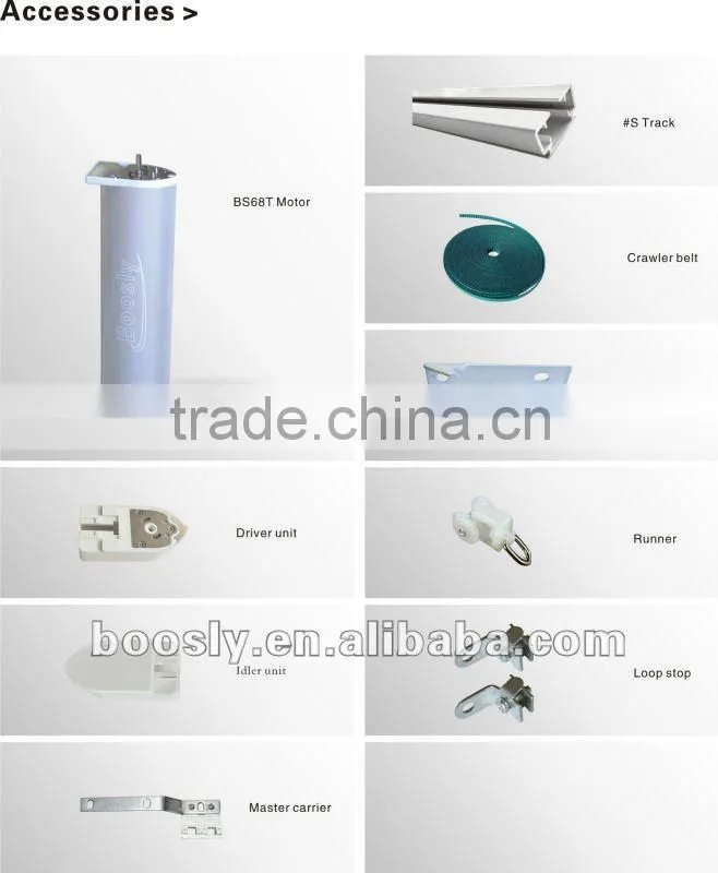 220v ac Motorized curtain motor/curtain motorized device