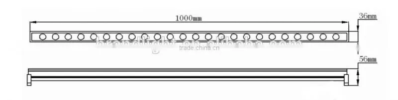 China Manufacture DMX Control Outdoor IP65 Shanghai LED Wall Washer RGB