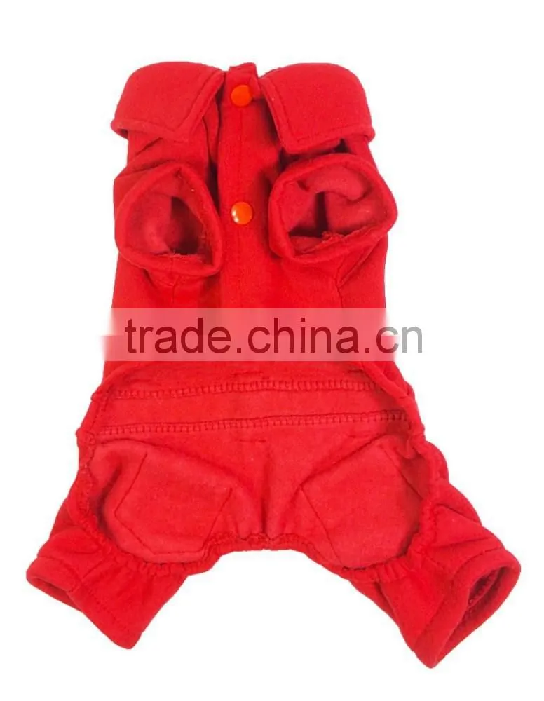 200 pcs sold in one Day Fit for Spring and Autumn USA Air Force Printed Red Dog Fleece Pet Clothes