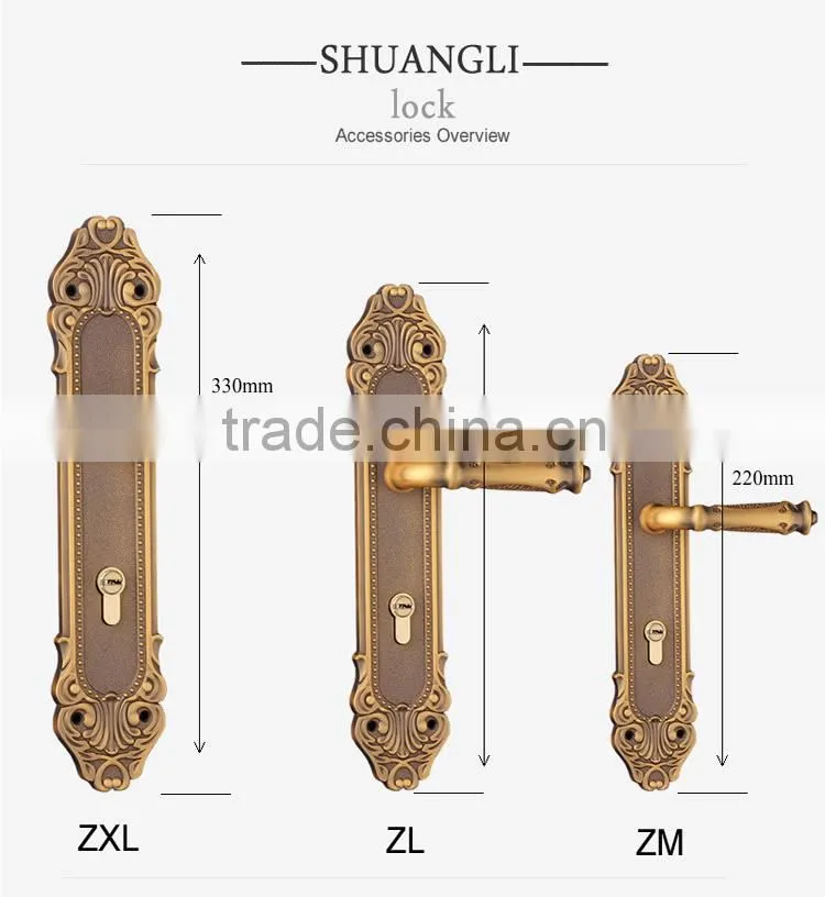 Hot sale medium size shuangli door handle