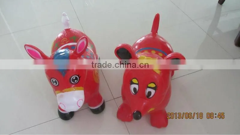 Rid on toy/stock inflatable animal/ hopping animal
