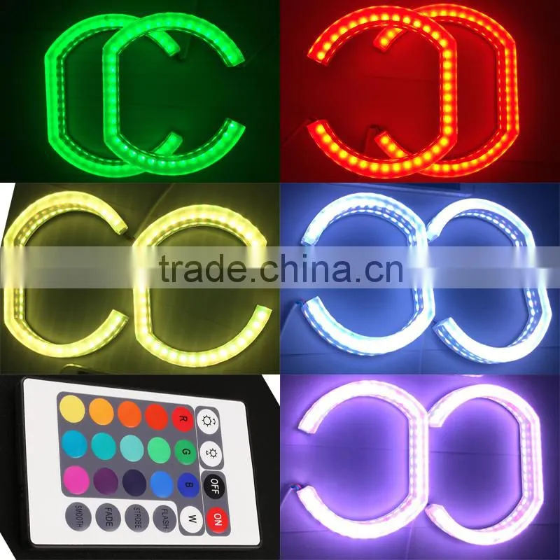 B-deals 4*106mm super bright full size smd angel eyes for E46 Cabrio/ Coupe 2D(04+)