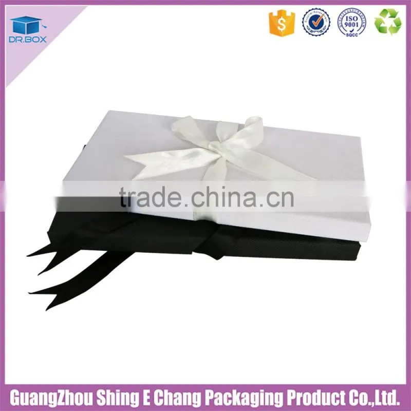 Customized wholesale elegant hand made wedding invitation card box