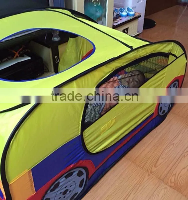 Large Space Safety Lovely Cool Car Shape Play House Children Kids Play Tent
