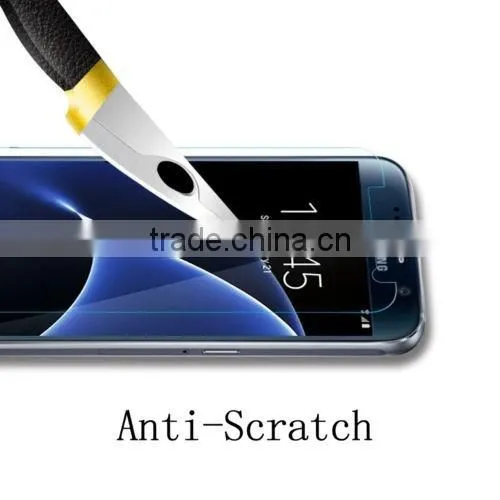 New arrival 0.33MM 9H Premium Tempered Glass for Samsung Galaxy S7 Edge Screen Protector