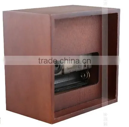 square wooden talking alarm clock wholesaler,battery operated time clocks,desktop clock