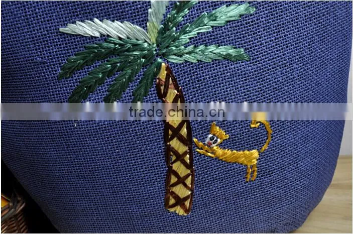 hot sale fashion cheap straw kids beach bag