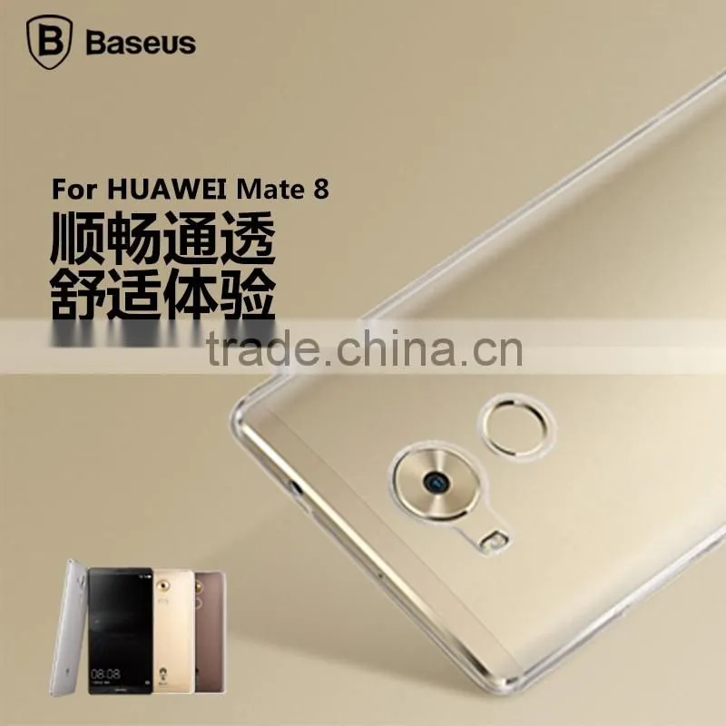 BASEUS Sky Series Clear Cover Case for Huawei Mate 8 Hard PC Rubber Back Case MT-5157