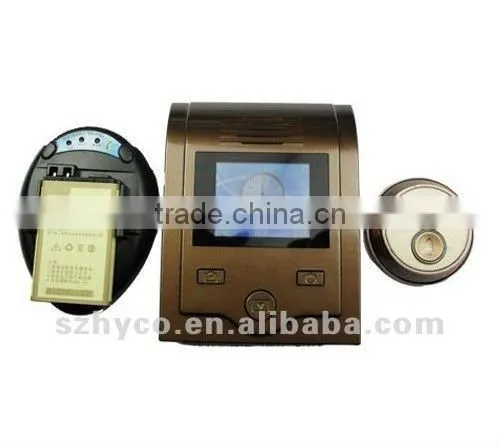 Digital door viewer camera with photo&video recording function