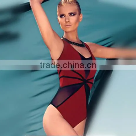 Spider patterns one piece bikini