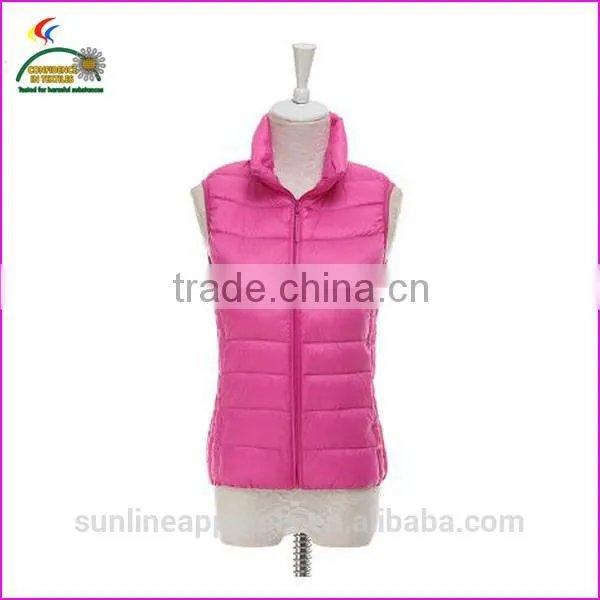 high quality warm unique men down vest