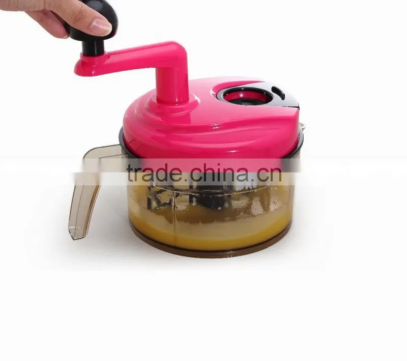 PP+ABS+S/S 21.5*18*24 High quality kitchen food processor/multifunctional food processor/manual food processor