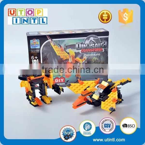 Crazy selling more function building block robot toy building brick for kids