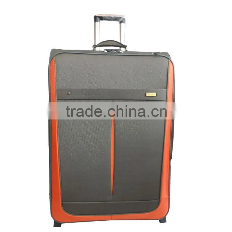 Fake button trolley generous design two wheels 900D luggage set for selling
