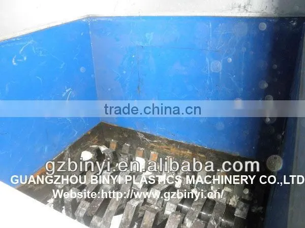 Strong PVC pipes Shredder&Crushing machine,Plastic Two Shaft Shredder Machine