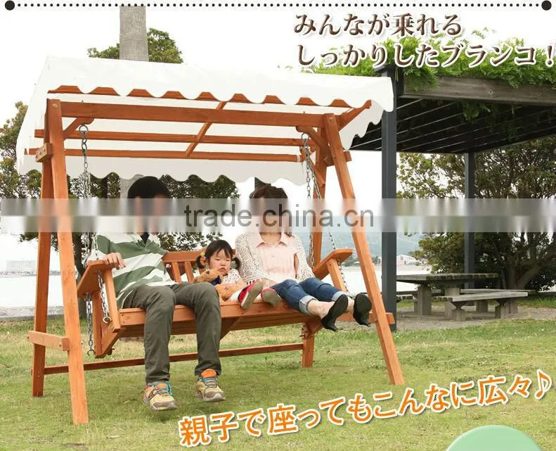 wooden Swing with ceiling