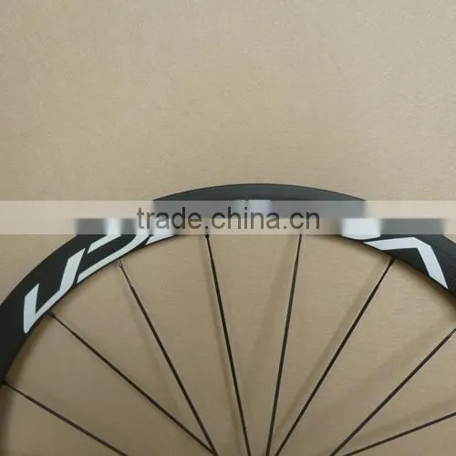 UDELSA Carbon Wheels 38mm Tubular 23mm Wide Road Bike Wheelset bladed spokes