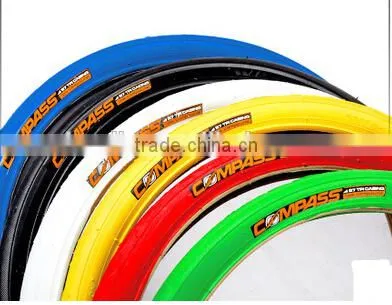 colorful 24*1 3/8 inch bike tire for 24 inch fixed gear bike