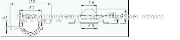 dongguan factory high lumens 1w led