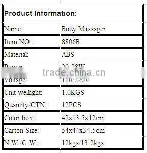 low price electirc infrared dolphin handle body massager stick