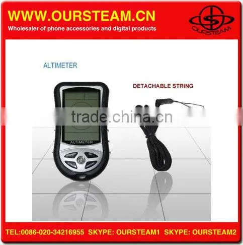 8 In 1 Digital LCD Compass Altimeter Barometer Thermo Temperature Calendar