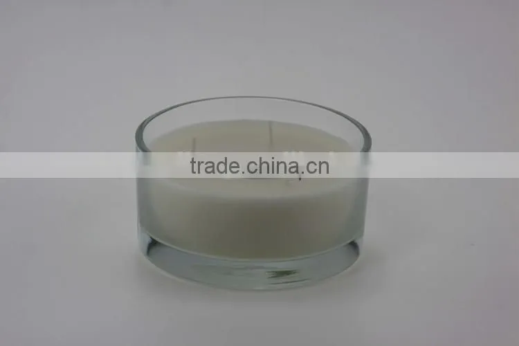 Wholesale beautiful soy candle in ger glass jar