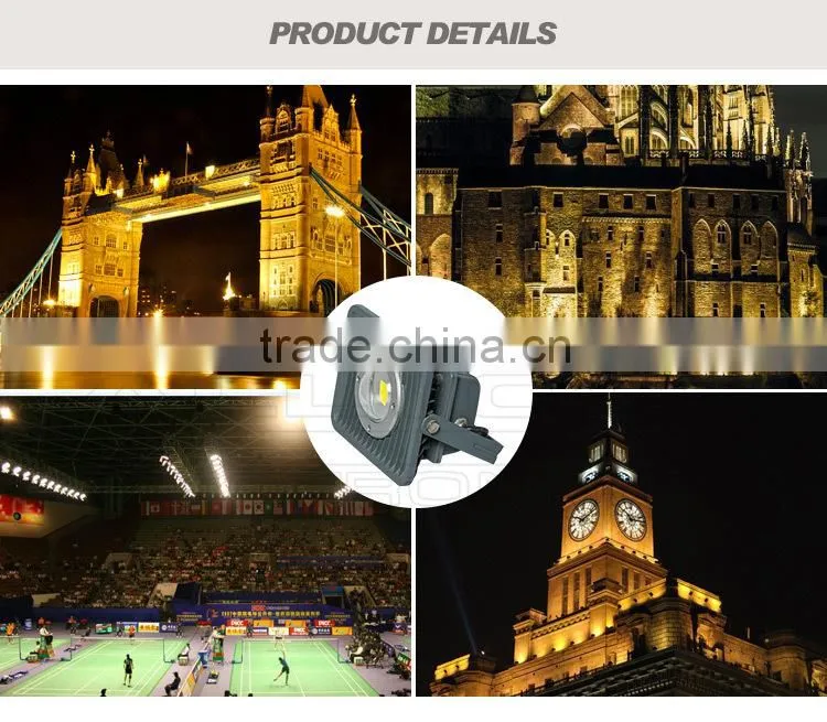 High lumen waterproof cob led 30w warm flood light