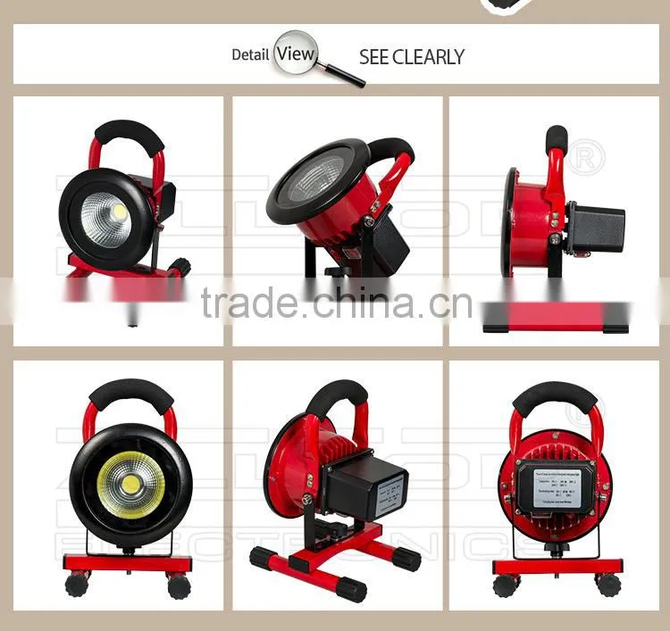Outdoor IP67 waterproof portable 10w dmx rgb outdoor led flood light