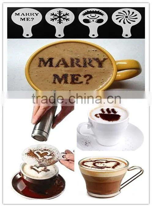 Coco/caffee powder template