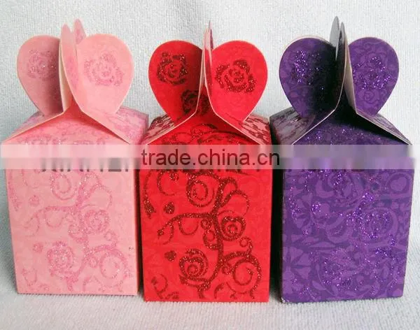 cheap custom paper wedding candy box