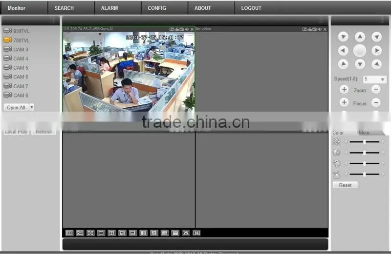 CCTV DVR package with 4pcs 700tvl camera home use low price