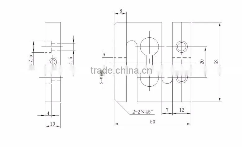 Alloy steel single point load cell for electronic weight scale (PX8)