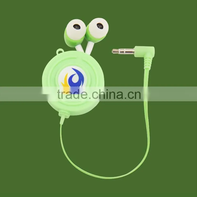 Top quality Factory Price 3.5mm Stereo In-ear Design SR5 One -way Retractable Headphones Earbuds for MP3 Android Samsung LG IOS